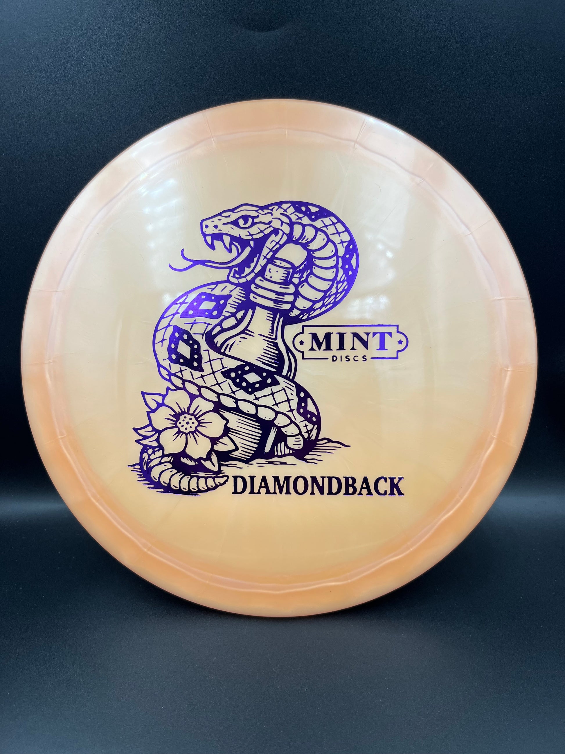 Mint Discs Sublime Diamondback Light Orange Purple Stamp - 168g