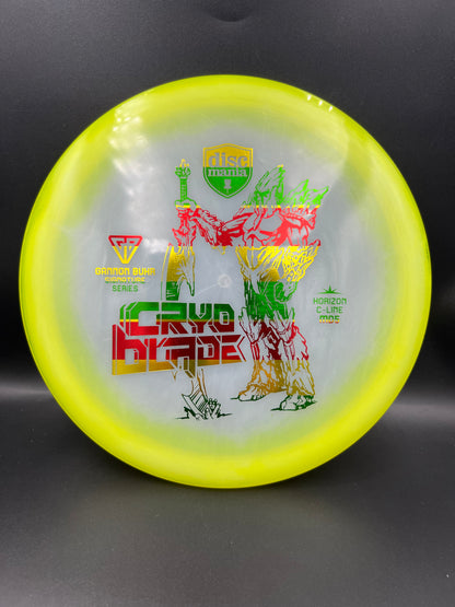 Discmania Cryo Blade Horizon C-Line MD5 (Used) Yellow Rasta Stamp - 173g