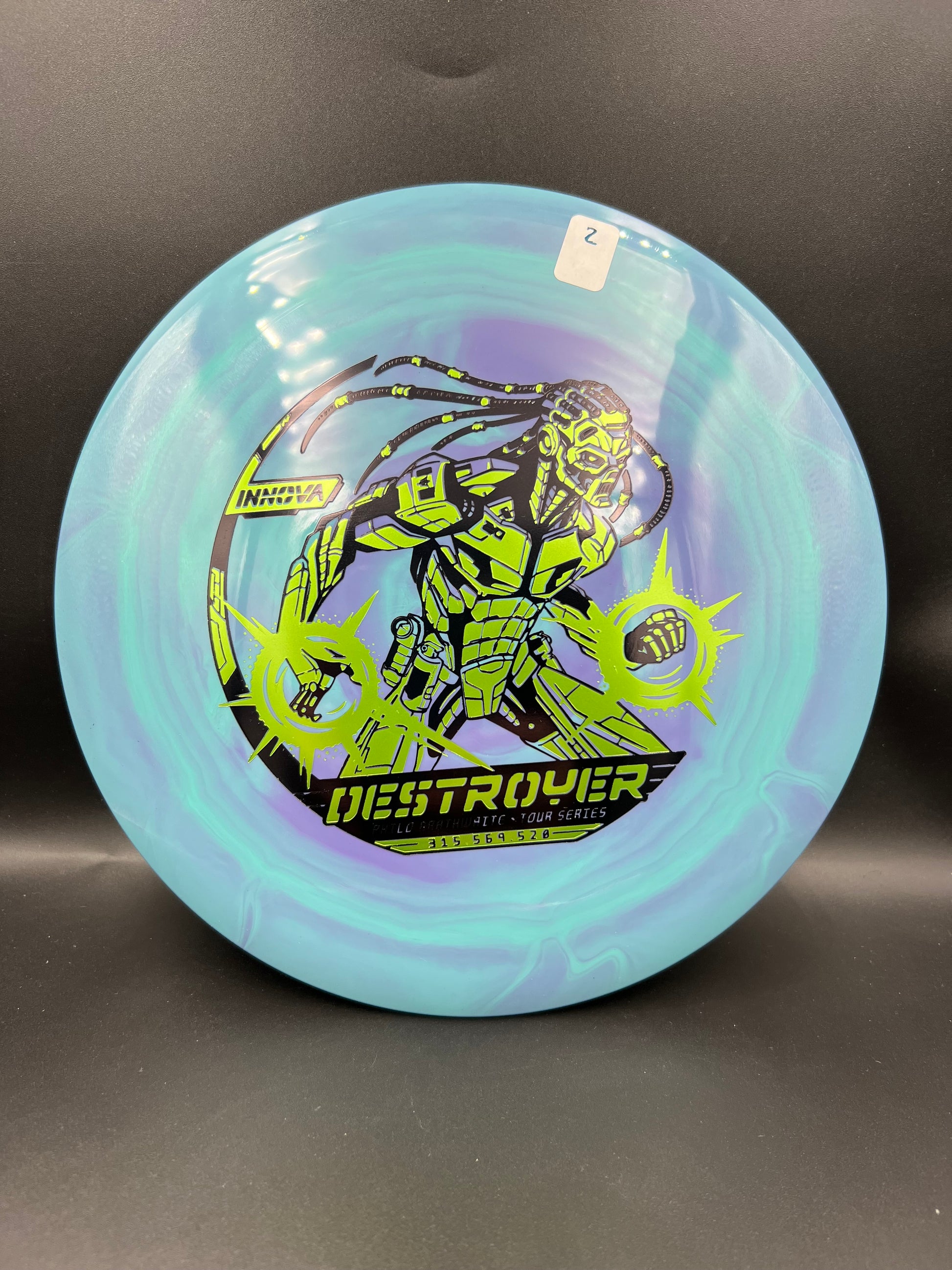 Innova Tour Series 2026 Philo Braitwaite Star Destroyer Blurple Black Greenish Gold Stamp (2) - 169g
