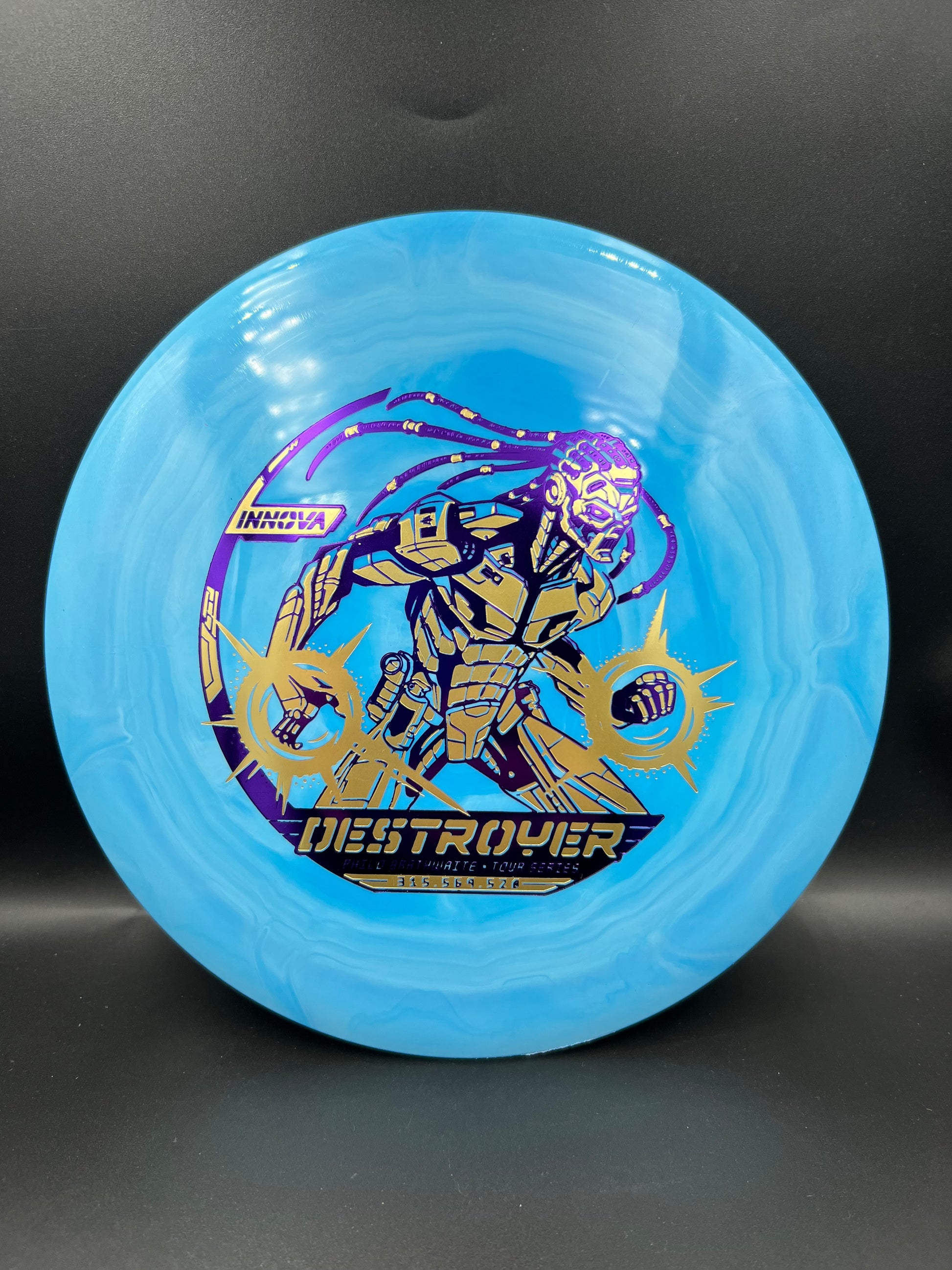 Innova Tour Series 2026 Philo Braitwaite Star Destroyer Blue Purple Gold Stamp - 169g