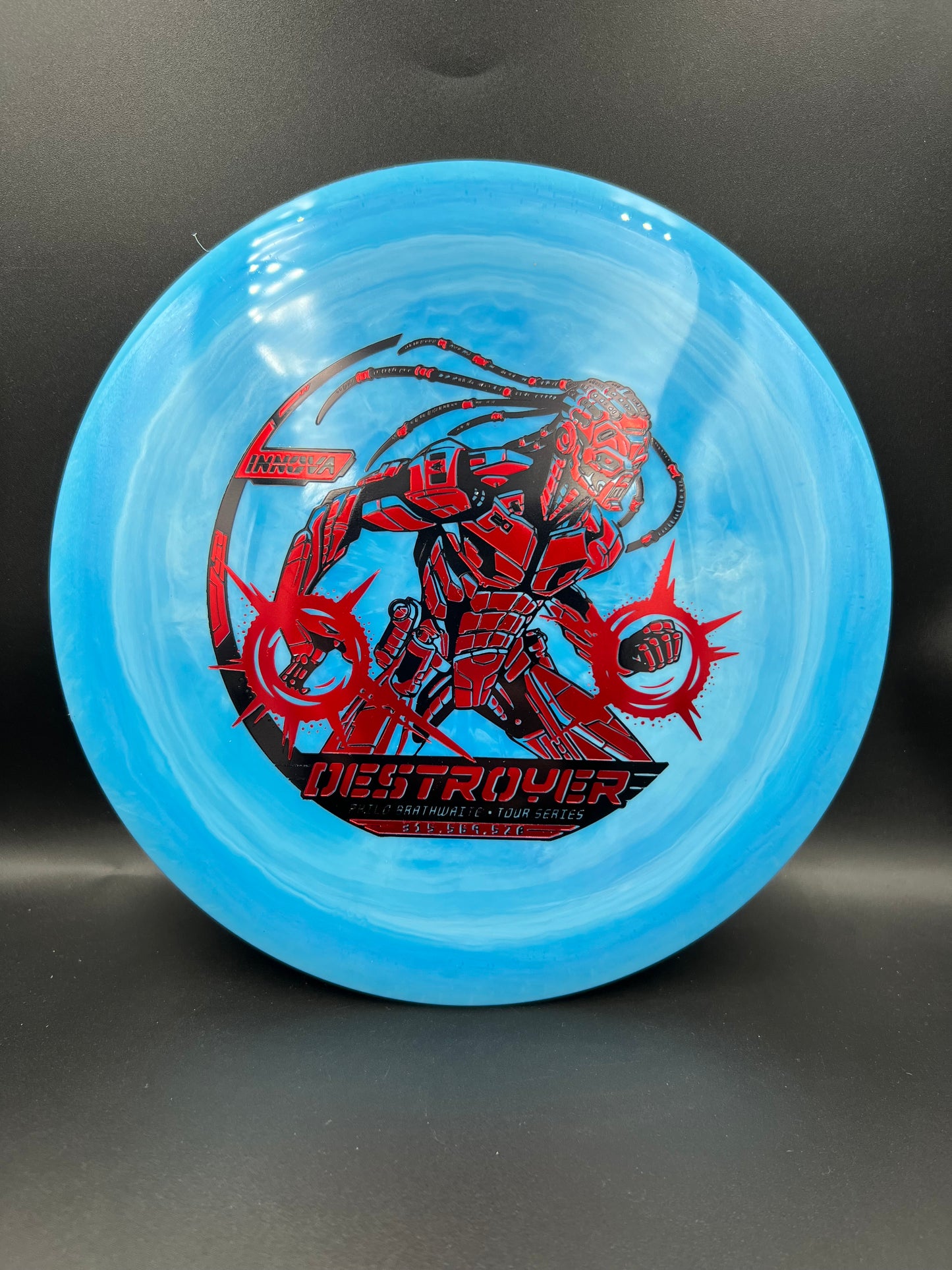 Innova Tour Series 2026 Philo Braitwaite Star Destroyer Blue Red Black Stamp - 168g