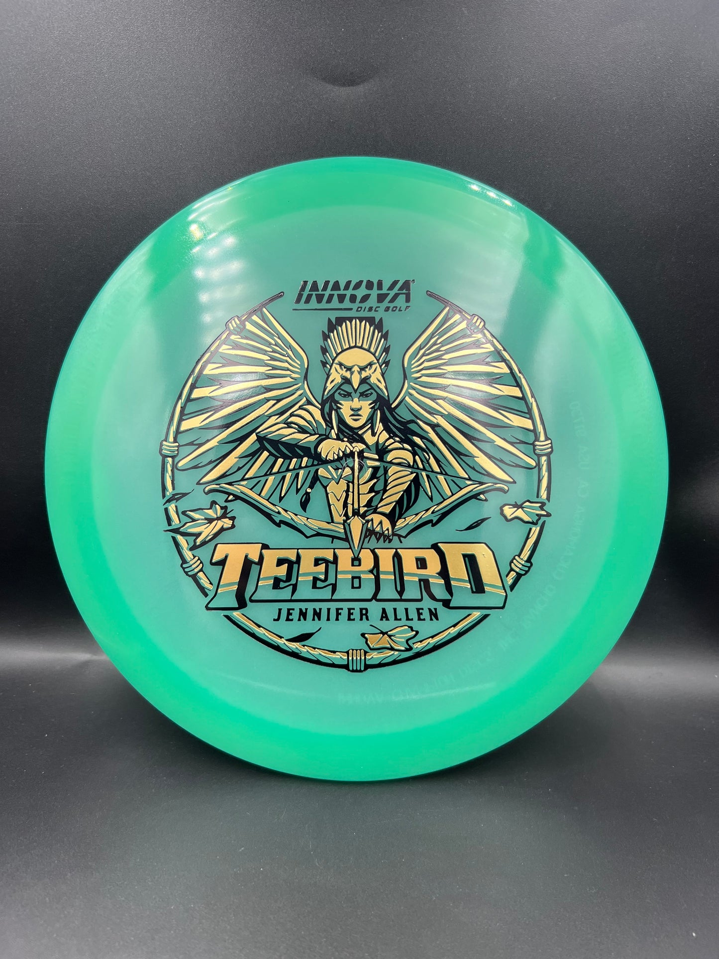 Innova Tour Series 2026 Proto Glow Champion Teebird Jen Allen Green Black Gold Stamp - 173-175g