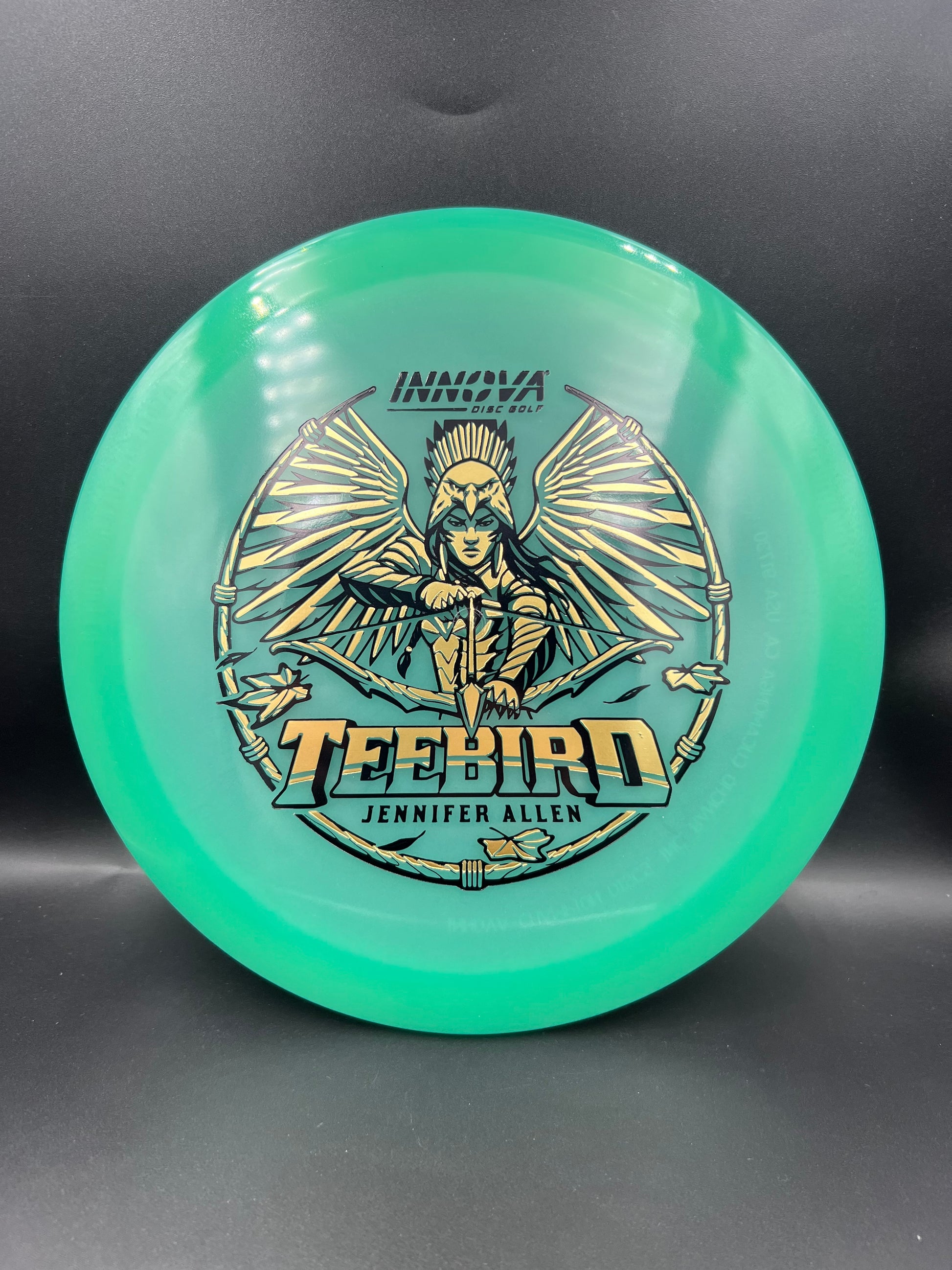Innova Tour Series 2026 Proto Glow Champion Teebird Jen Allen Green Black Gold Stamp - 173-175g