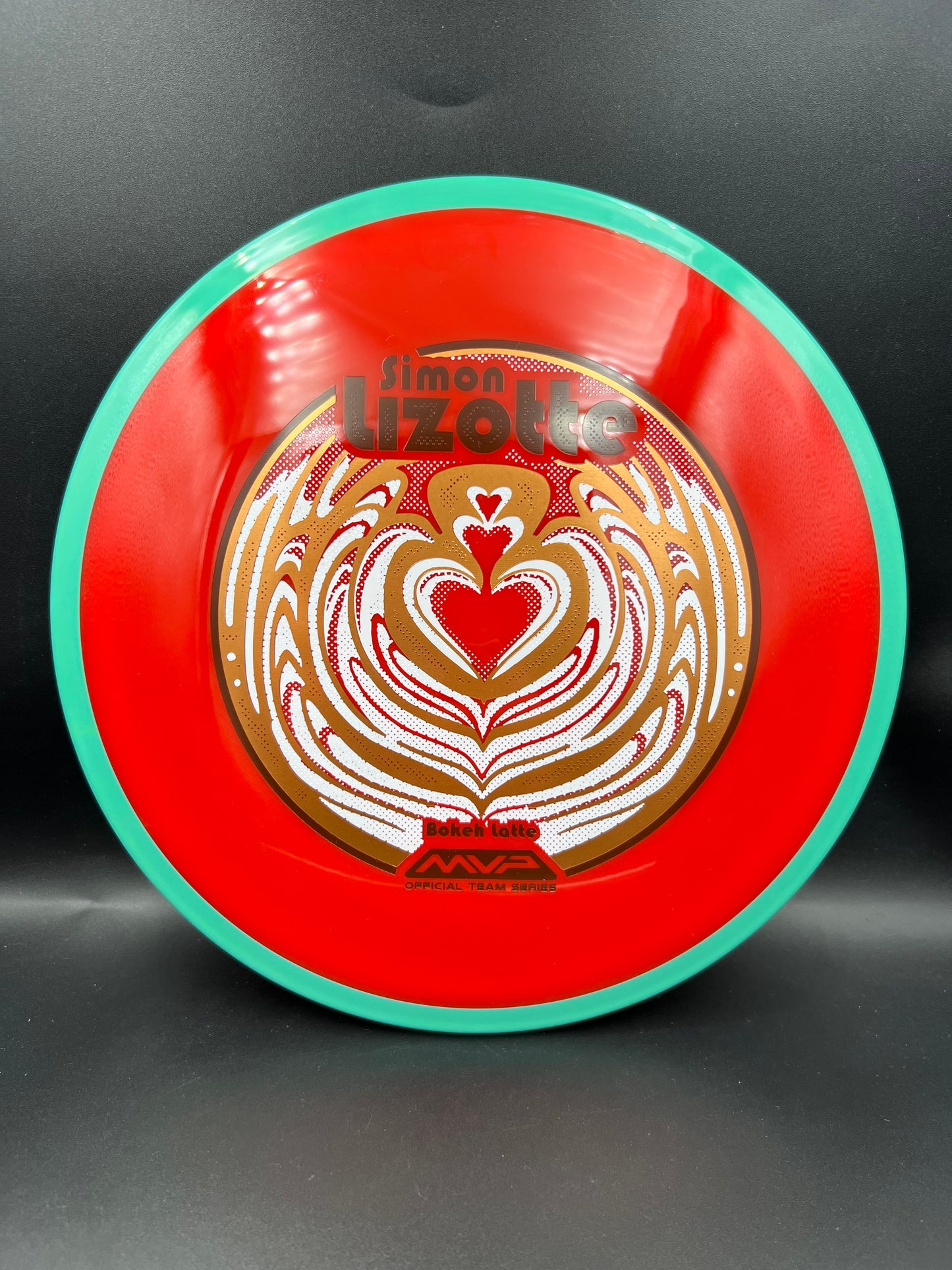 MVP Simon Lizotte Bokeh Latte Team Series Teal Rim Copper White Foil - 174g
