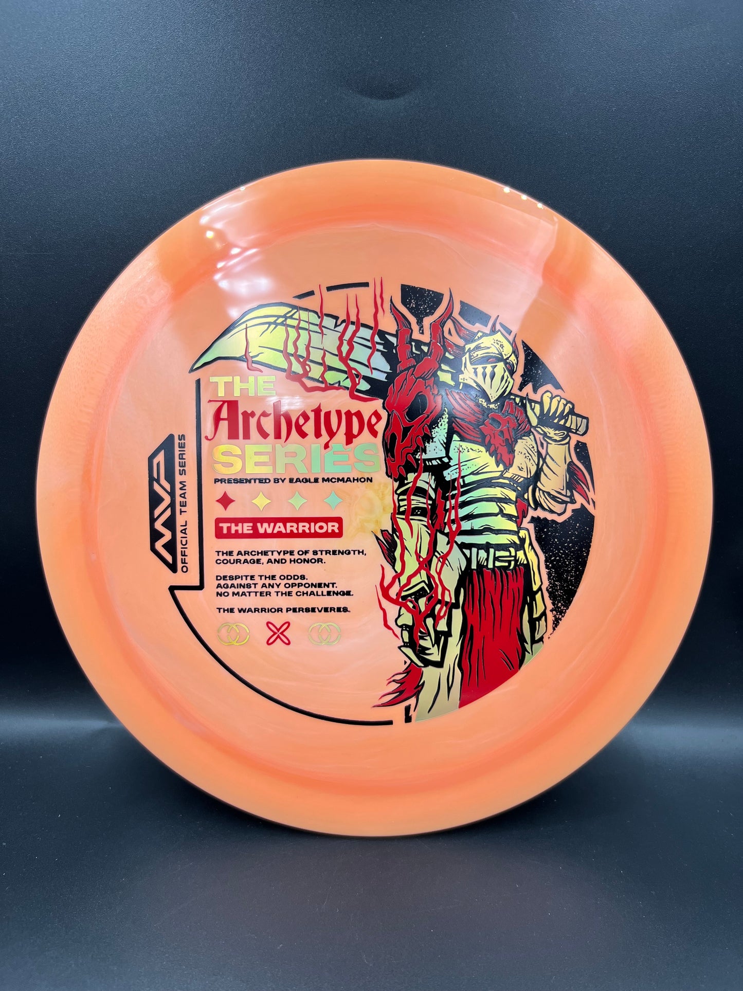 Streamline Eagle McMahon Neutron Engine Team Series Peach Red Bronze Stamp - 172g