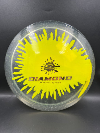 Latitude 64 Opto Ice Sparkle Splash Diamond Yellow Gold Stamp - 157g