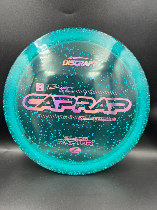Discraft 2026 Paul Ulibarri Z Confetti Captain’s Raptor Teal Blue Pink Stamp - 173-174g