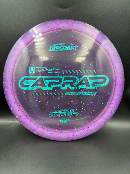 Discraft 2026 Paul Ulibarri Z Confetti Captain’s Raptor Pink Purple Blue Stamp - 173-174g