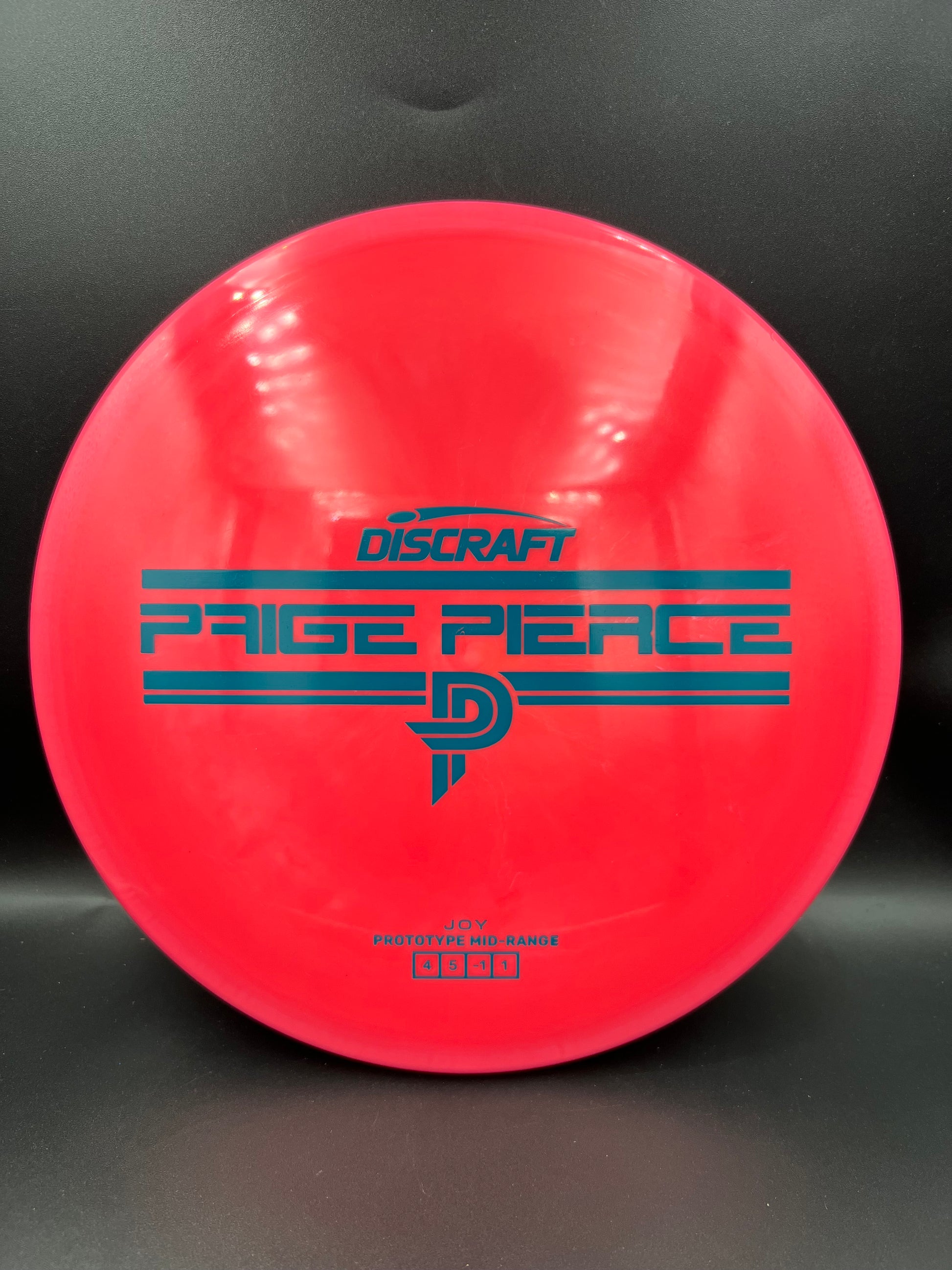 Discraft Prototype Paige Pierce ESP Joy Dark Pink Dark Blue Stamp - 164-166g