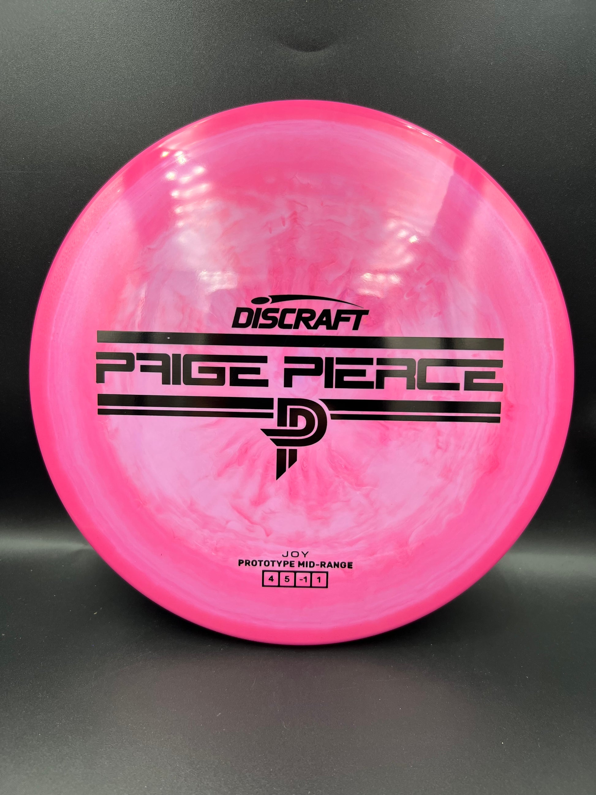 Discraft Prototype Paige Pierce ESP Joy Pink Black Stamp - 167-169g