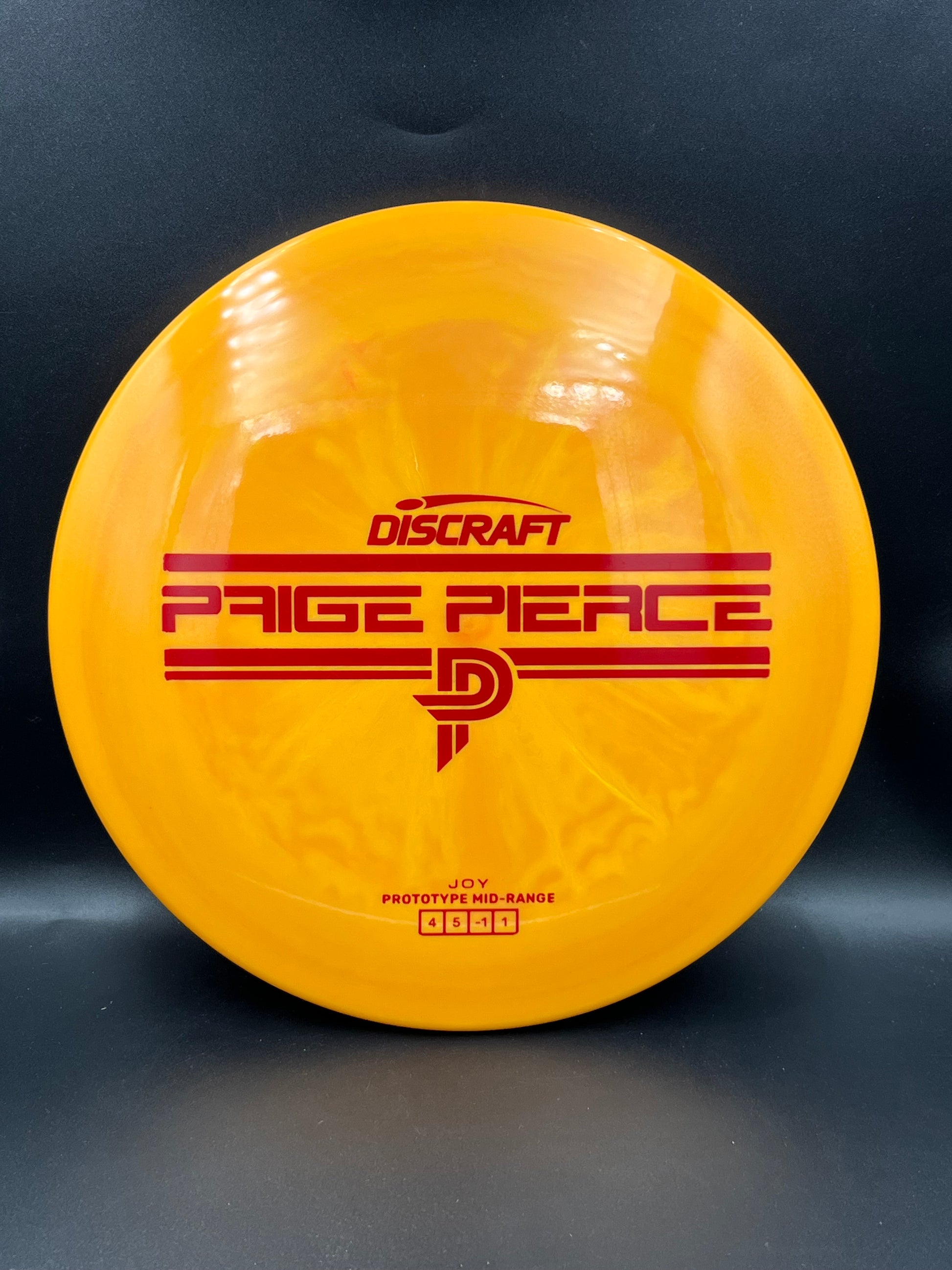 Discraft Prototype Paige Pierce ESP Joy Orange Red Stamp - 170-172g