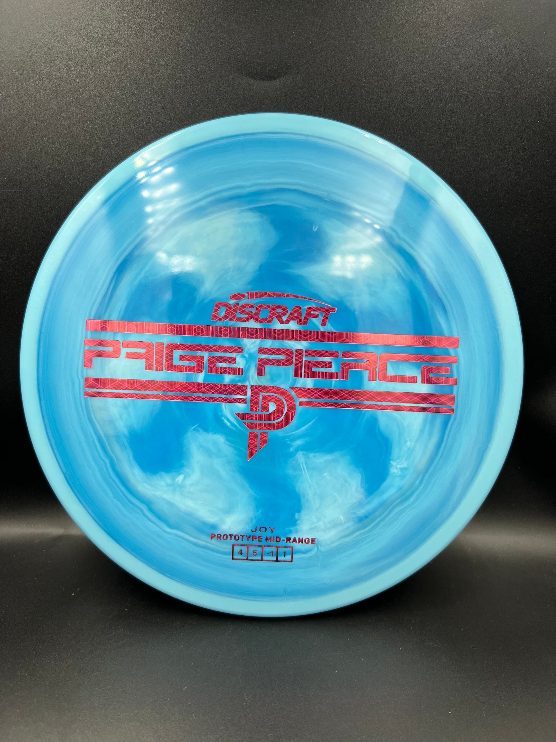 Discraft Prototype Paige Pierce ESP Joy Blue Pink Stamp - 175g