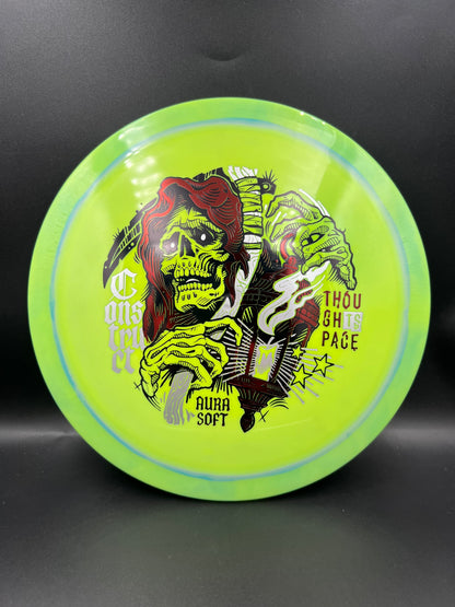 Thought Space Aura Soft Construct Green Red Silver Stamp - 173g