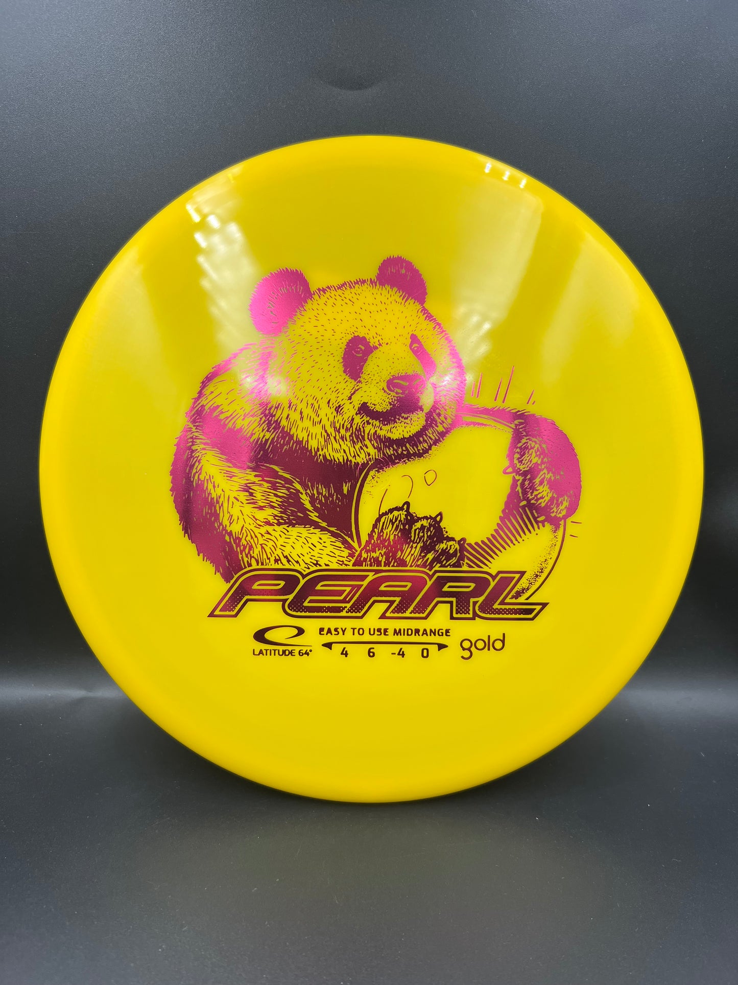 Lat64 Gold Pearl Yellow Pink Stamp - 158g