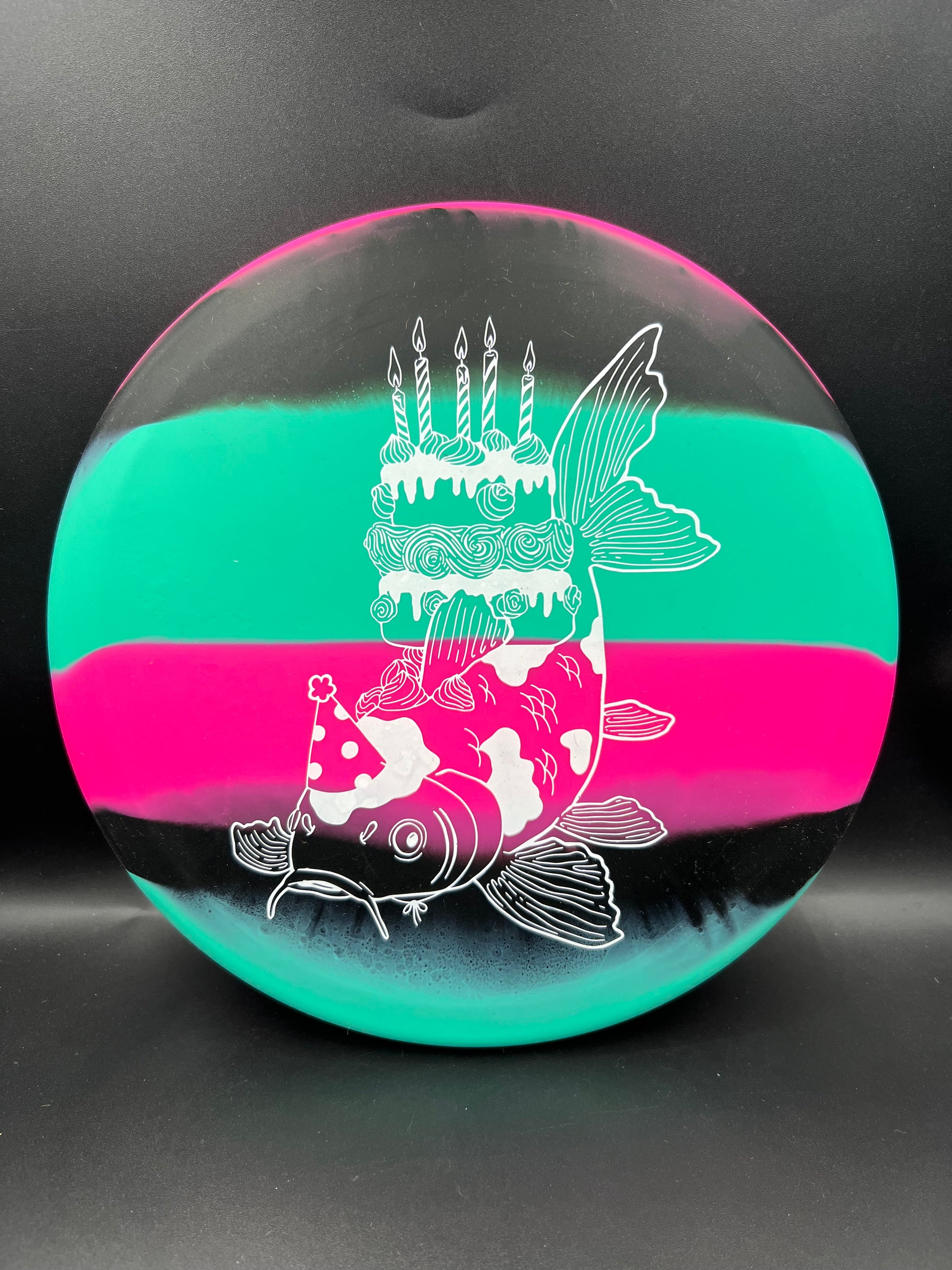 Elevation OG Koi Birthday Black Teal Pink - 175g