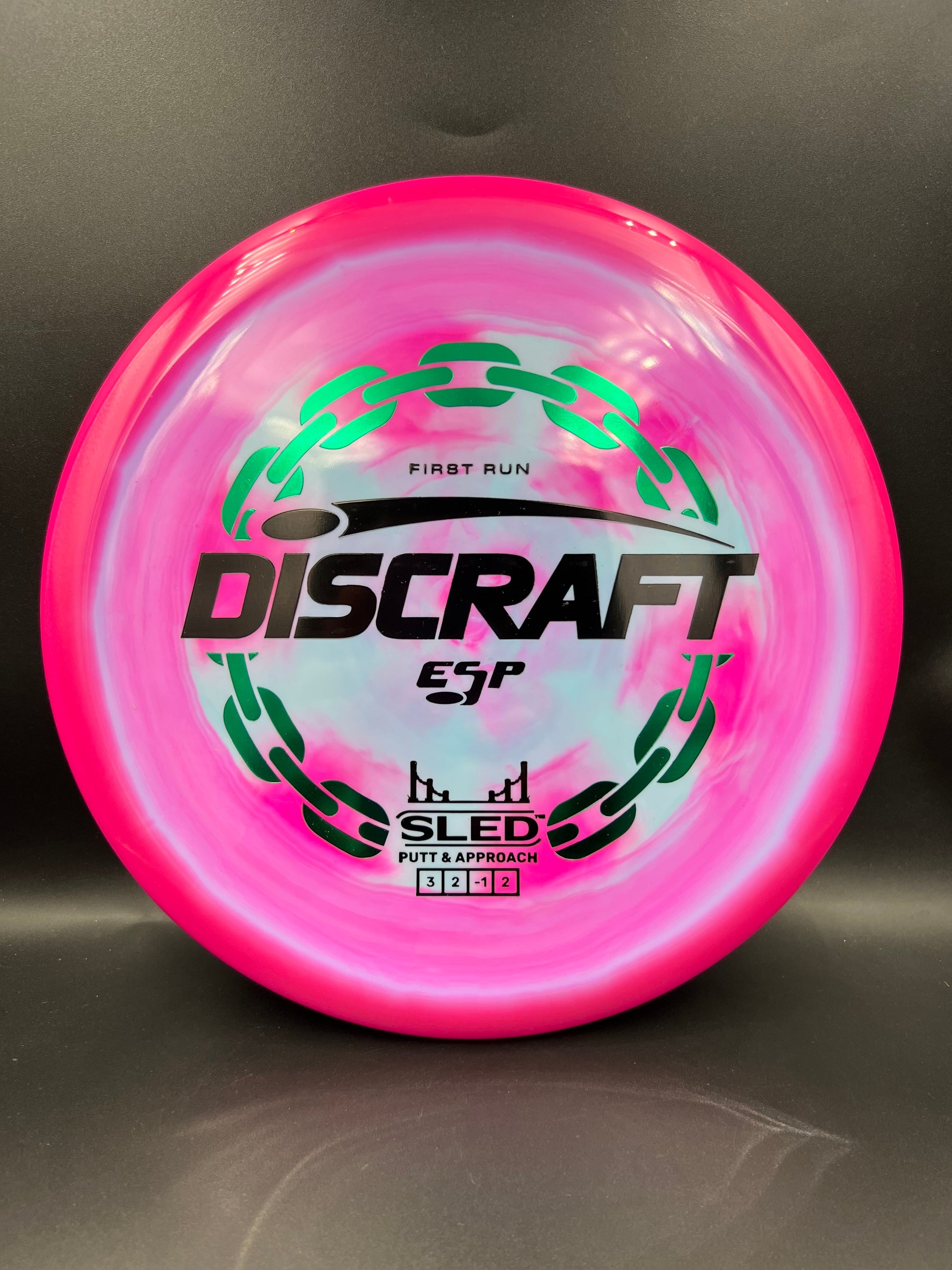 Discraft First Run ESP Sled Pink Purple Blue Black Teal Stamp - 175g
