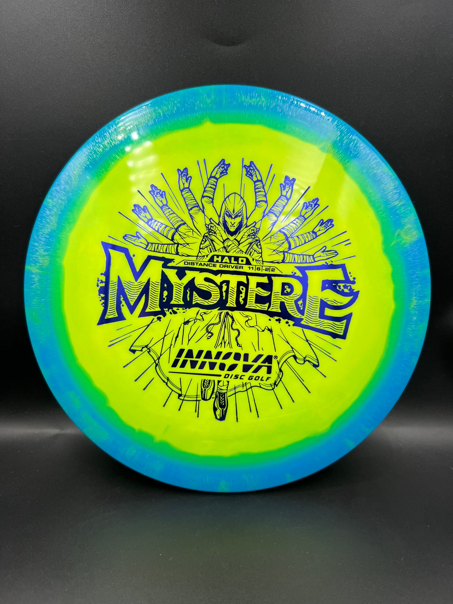 Innova Halo Mystere Blue Green Yellow Blue Stamp - 156g
