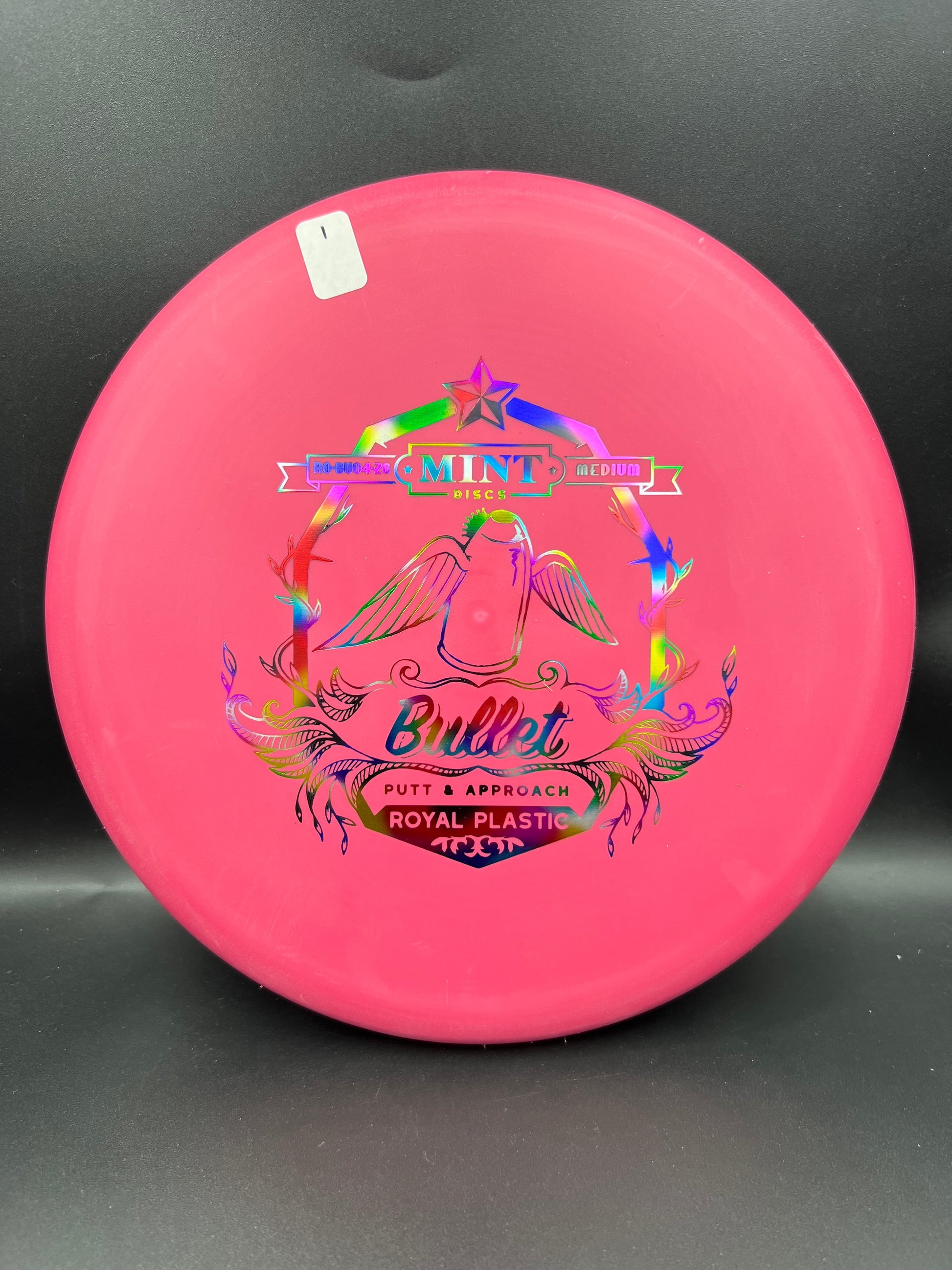 Mint Royal Bullet Light Red Rainbow Stamp (1) - 175g