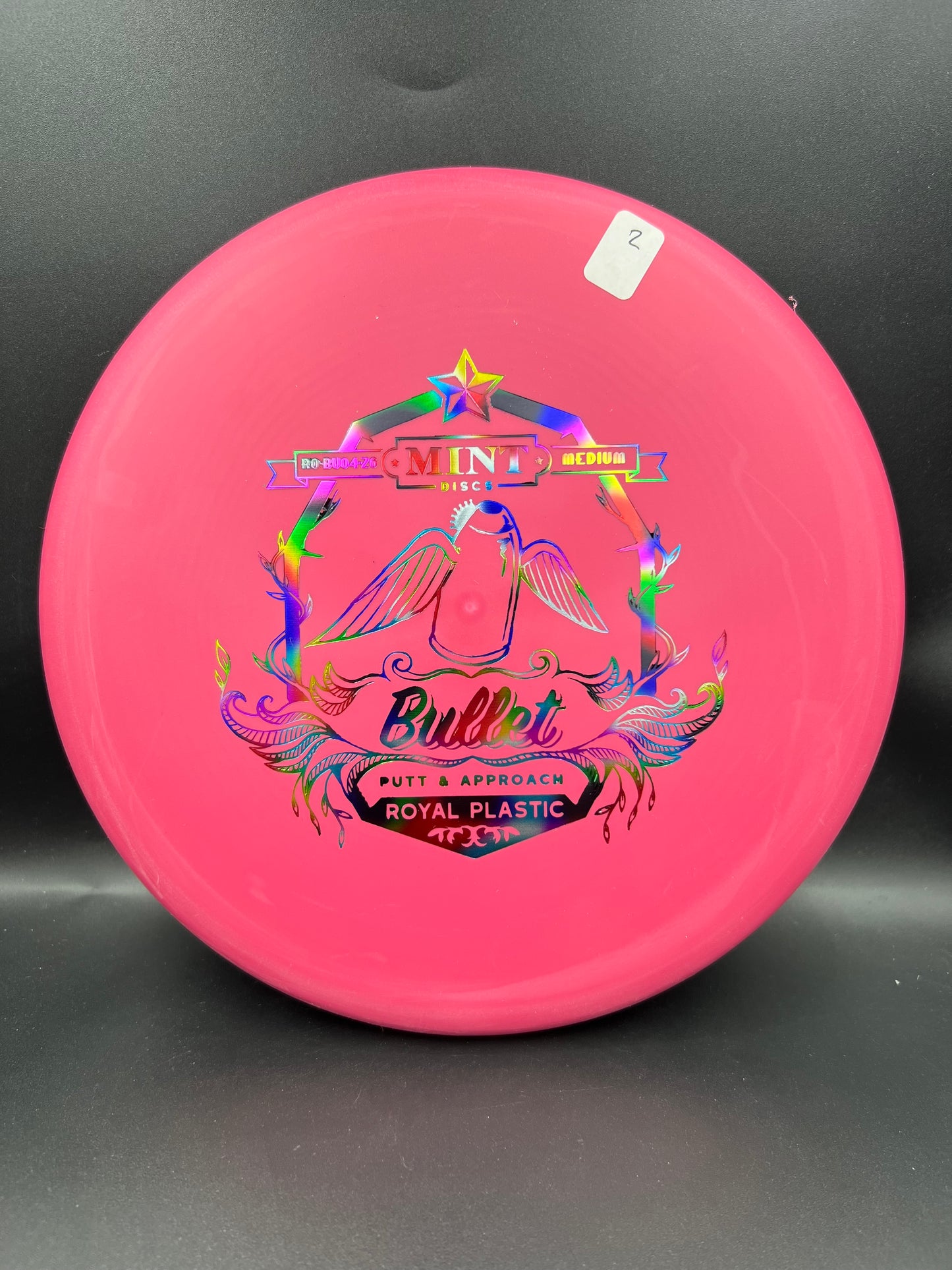 Mint Royal Bullet Light Red Rainbow Stamp (2) - 174g