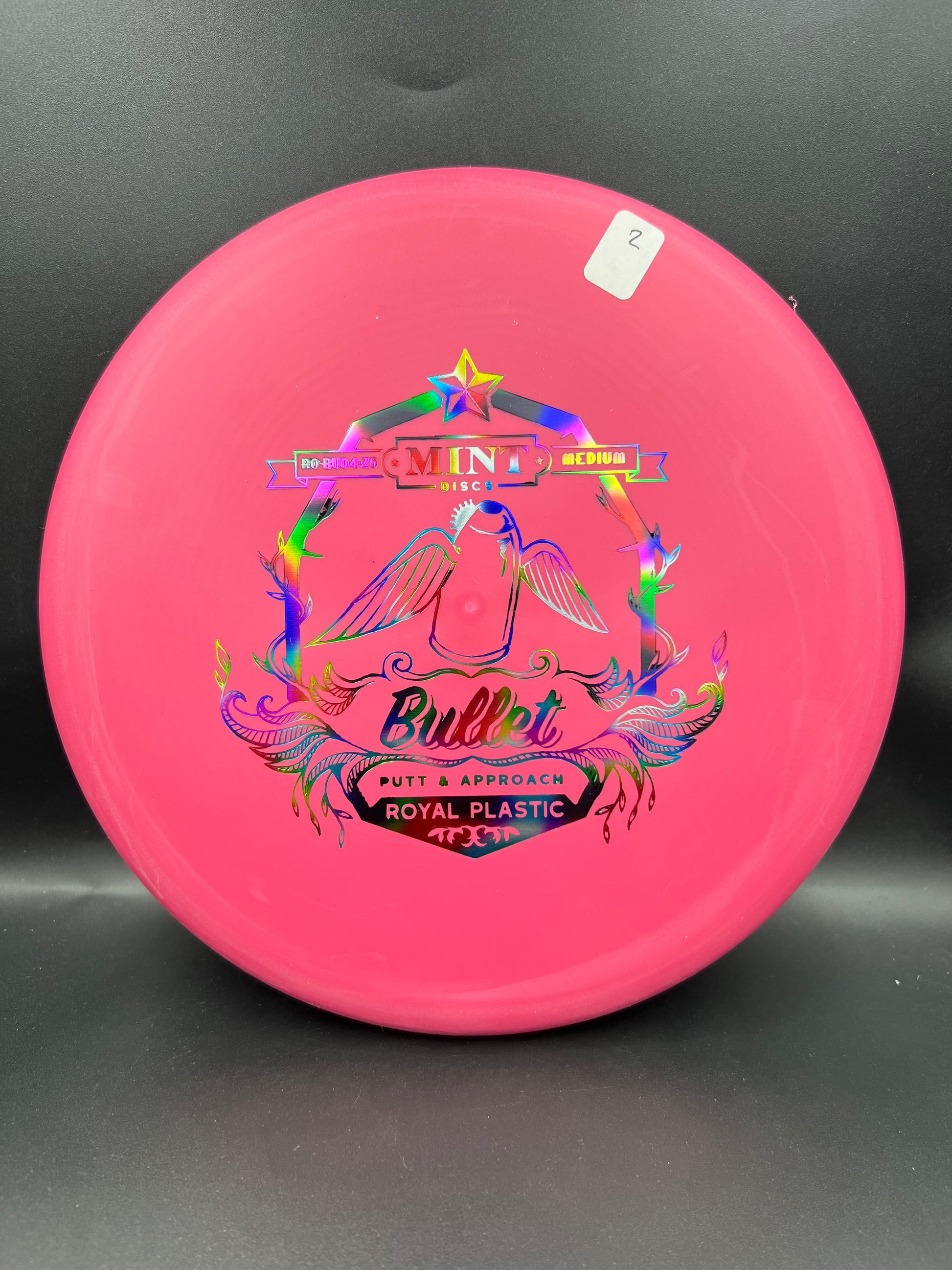 Mint Royal Bullet Light Red Rainbow Stamp (2) - 174g