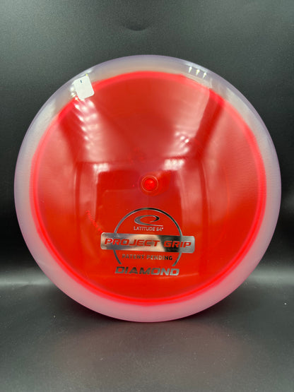Project Grip Diamond Red Pink Silver Stamp (1) - 161g