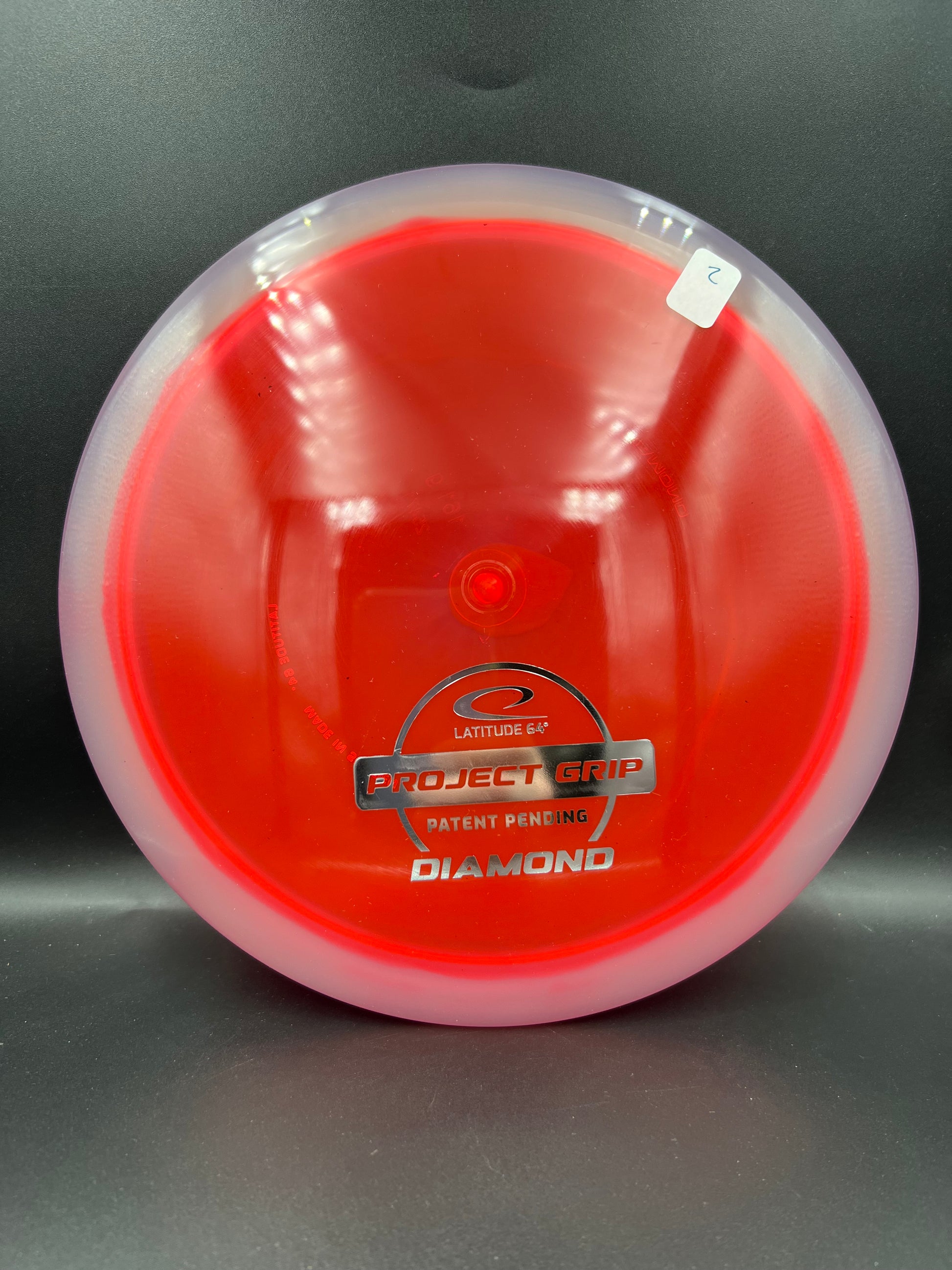 Project Grip Diamond Red Pink Silver Stamp (2) - 161g