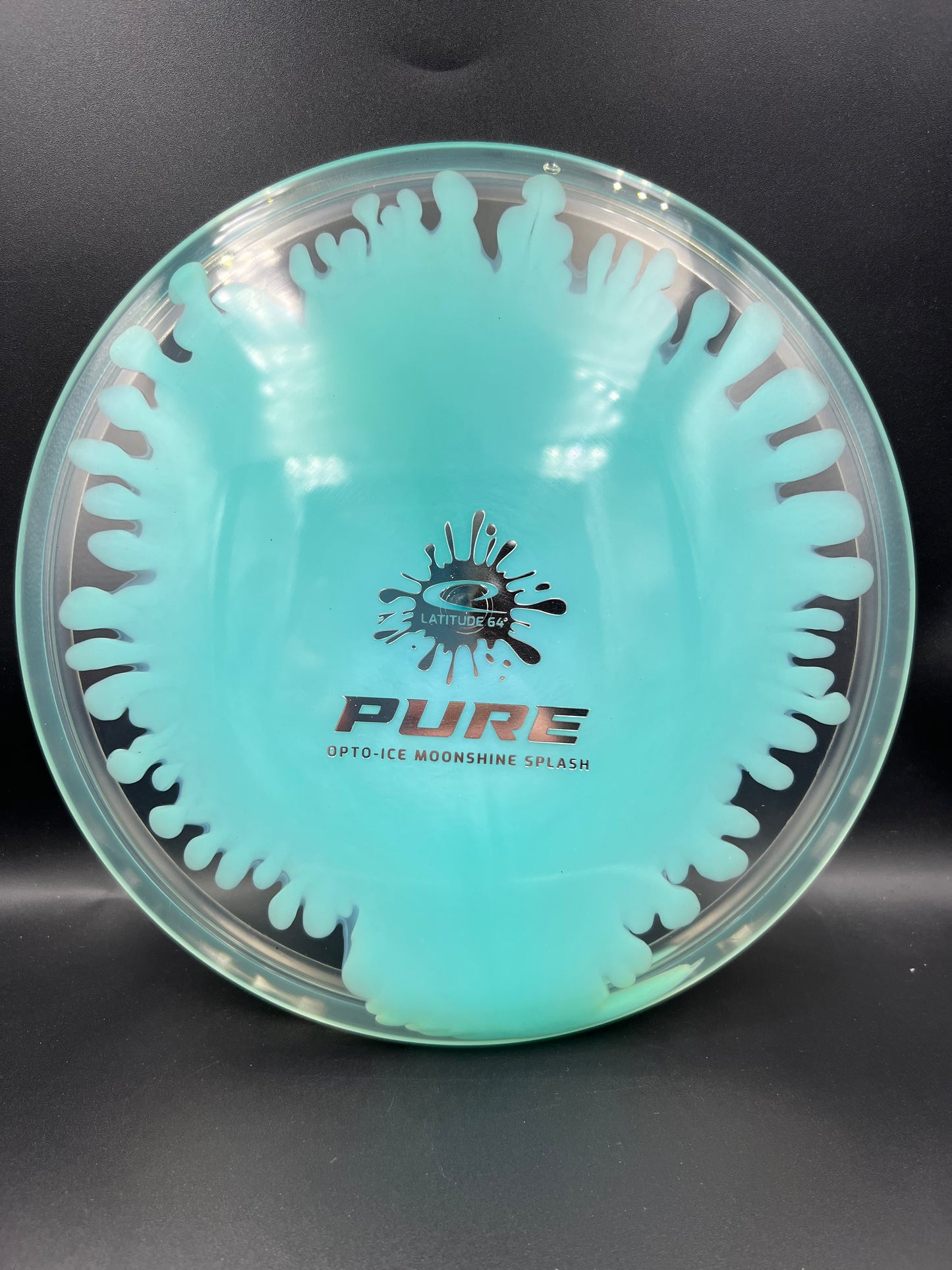 Opto Ice Moonshine Splash Pure Sky Blue Silver Stamp - 173g