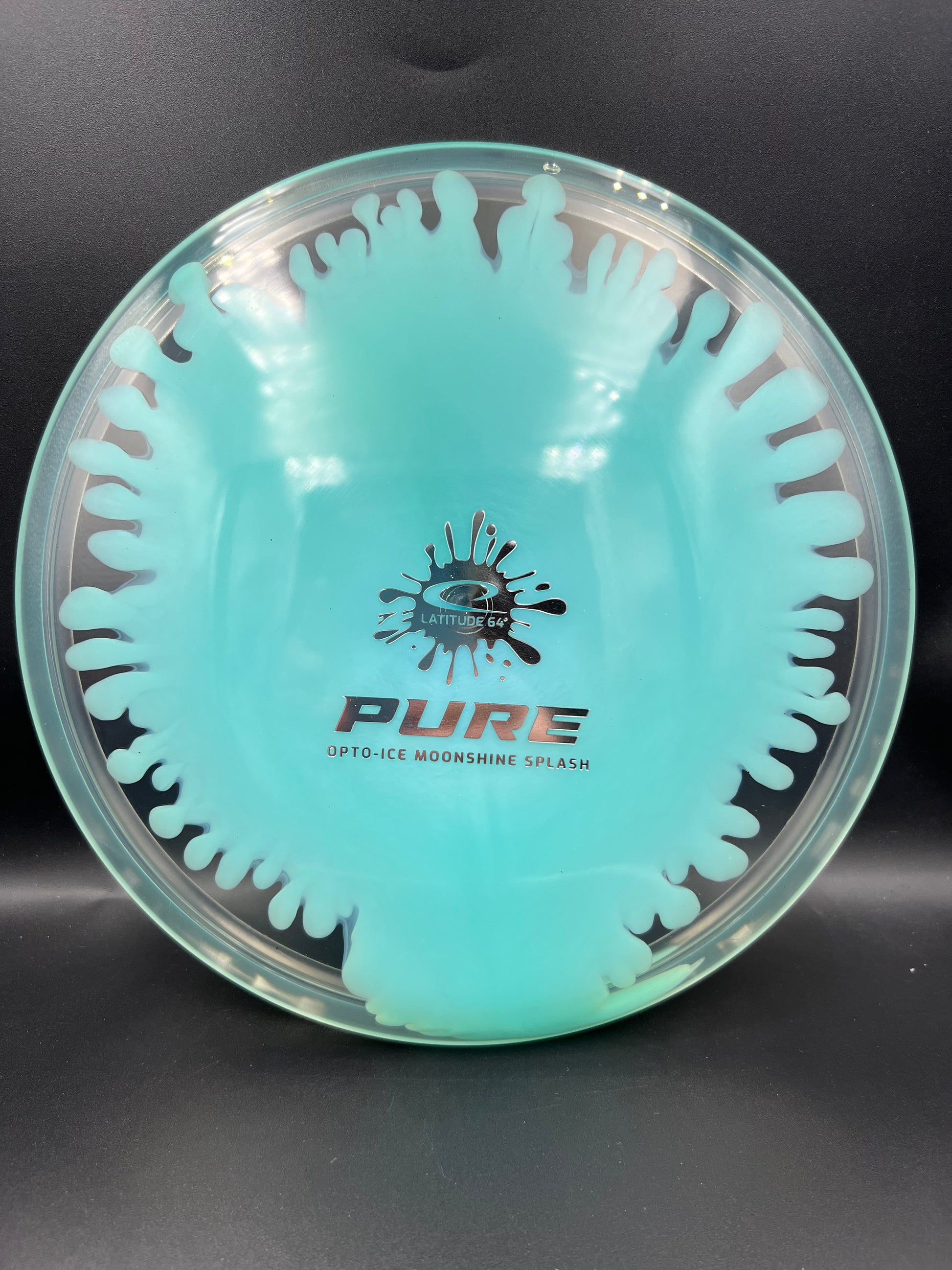 Opto Ice Moonshine Splash Pure Sky Blue Silver Stamp - 173g