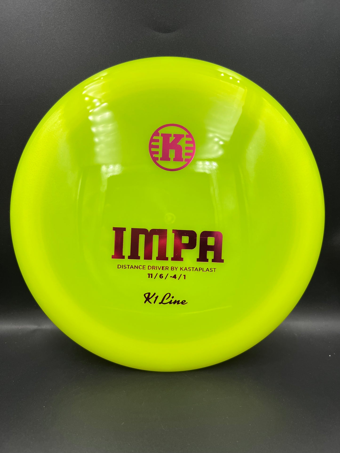 Kastaplast K1 Impa Yellow Pink Stamp - 173g
