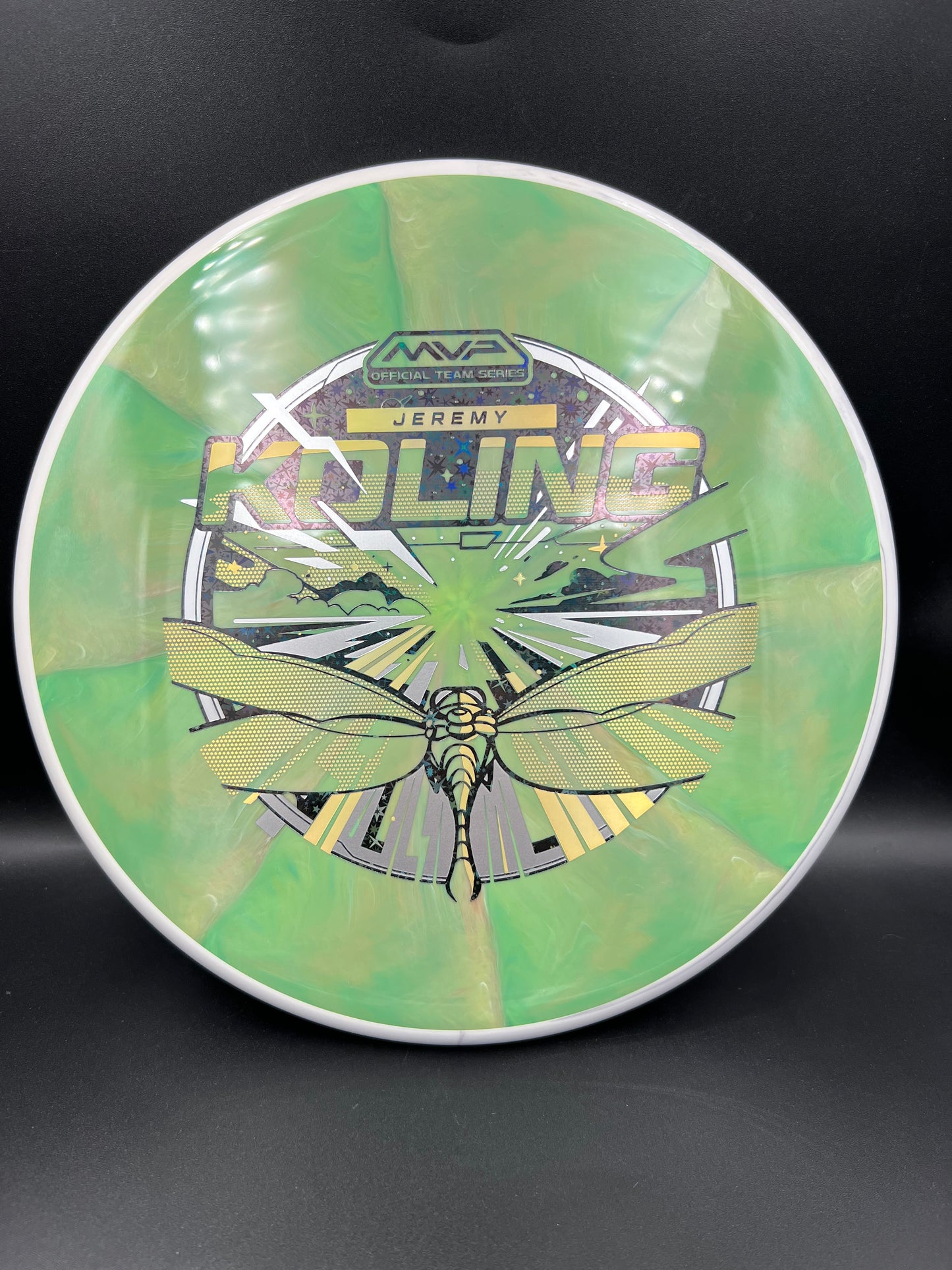 Axiom 2026 Team Series Jeremy Koling Cosmic Neutron Tempo White Rim Green Plate - 168g