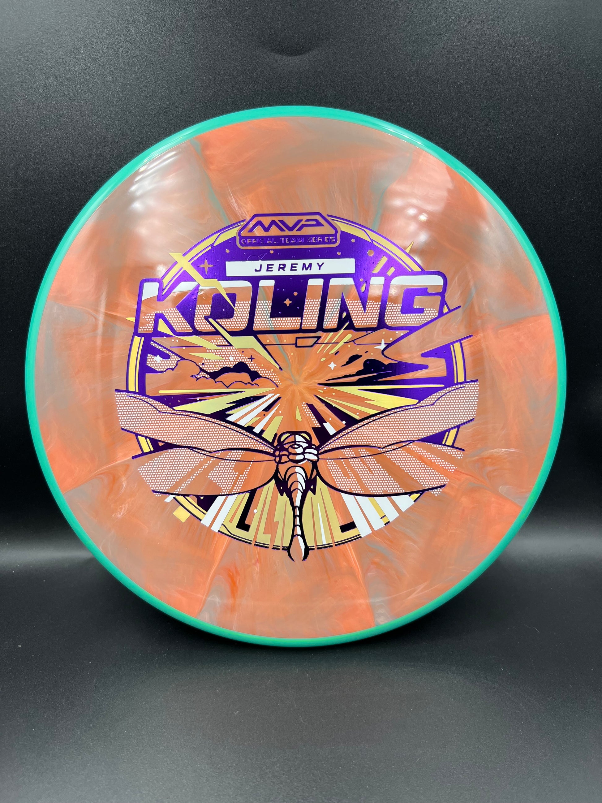 Axiom 2026 Team Series Jeremy Koling Cosmic Neutron Tempo Teal Rim Peach Plate - 169g