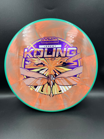 Axiom 2026 Team Series Jeremy Koling Cosmic Neutron Tempo Teal Rim Peach Plate - 169g