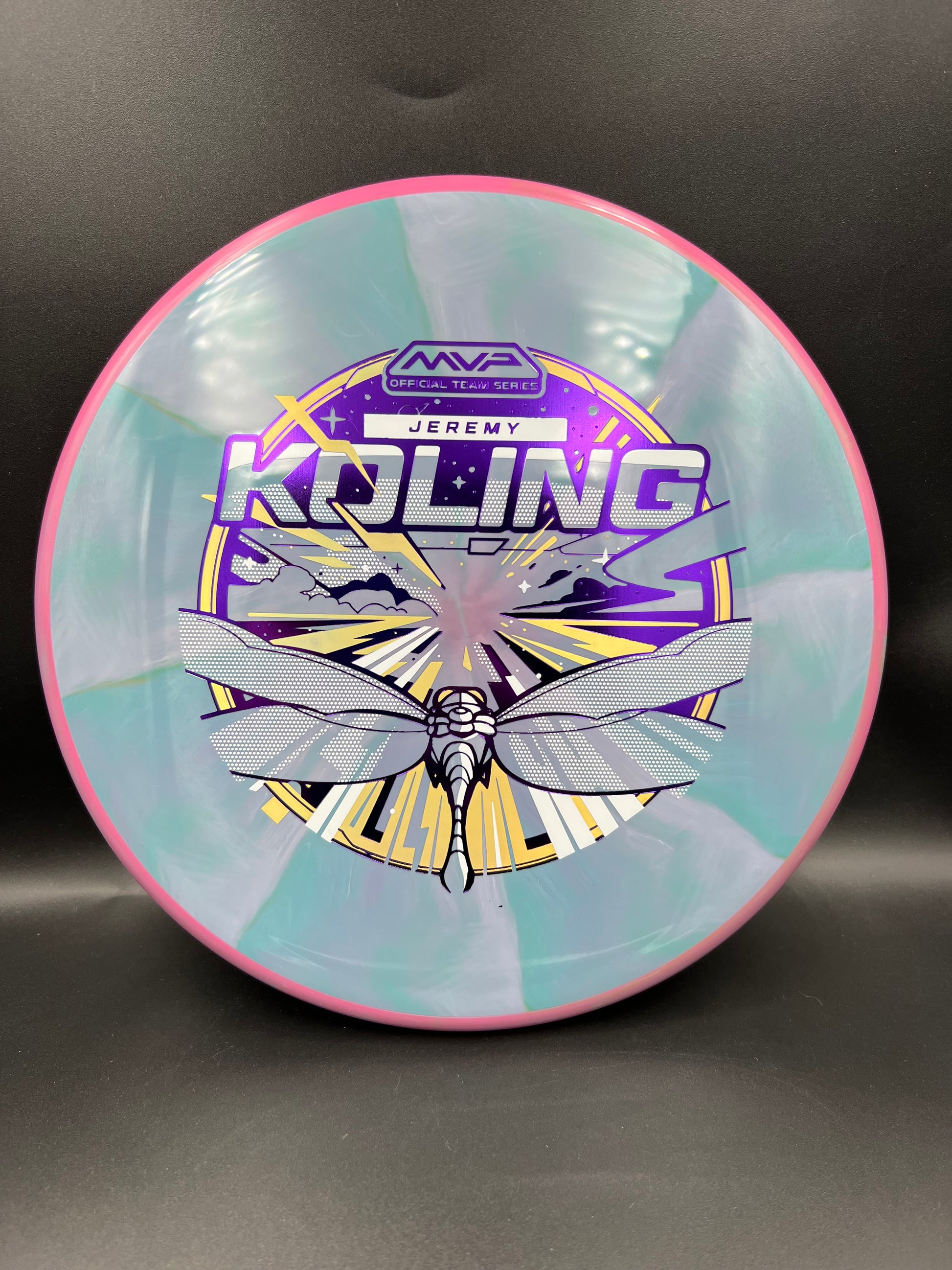 Axiom 2026 Team Series Jeremy Koling Cosmic Neutron Tempo Pink Rim Blue Pink Plate - 175g