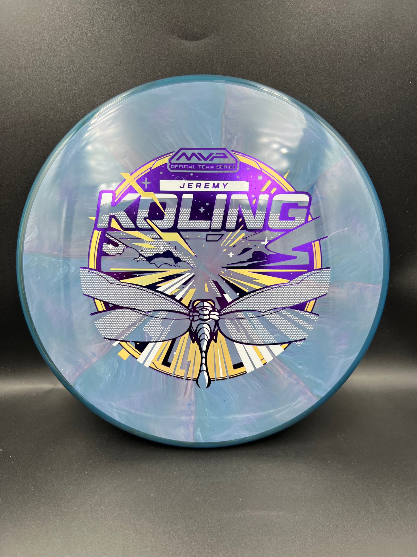 Axiom 2026 Team Series Jeremy Koling Cosmic Neutron Tempo Dark Blue Rim Blue Purple Plate - 169g