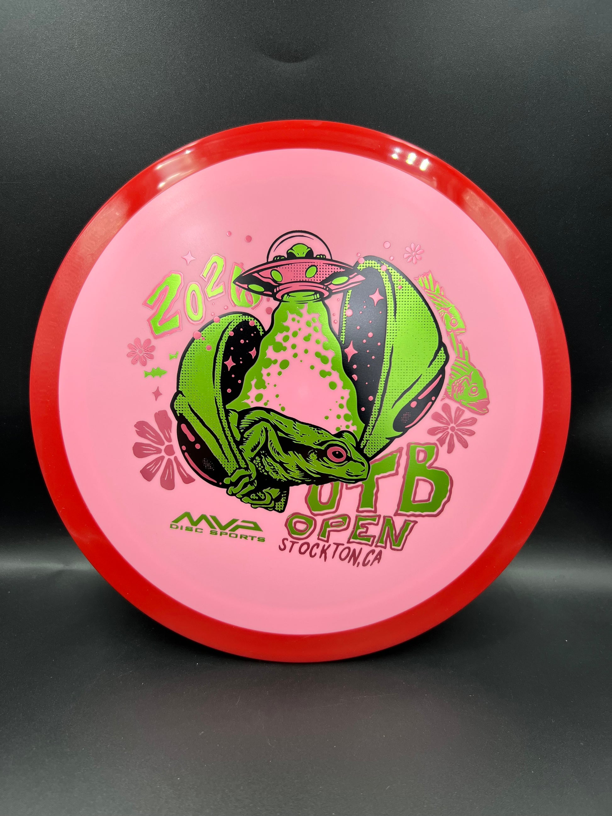 2026 OTB Axiom Fission Delirium Red Rim Pink Plate - 175g