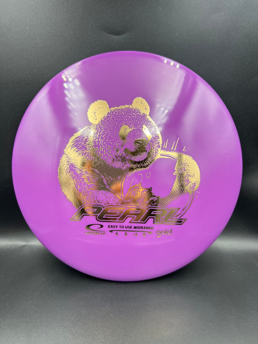 Lat64 Gold Pearl Purple Gold Stamp - 157g