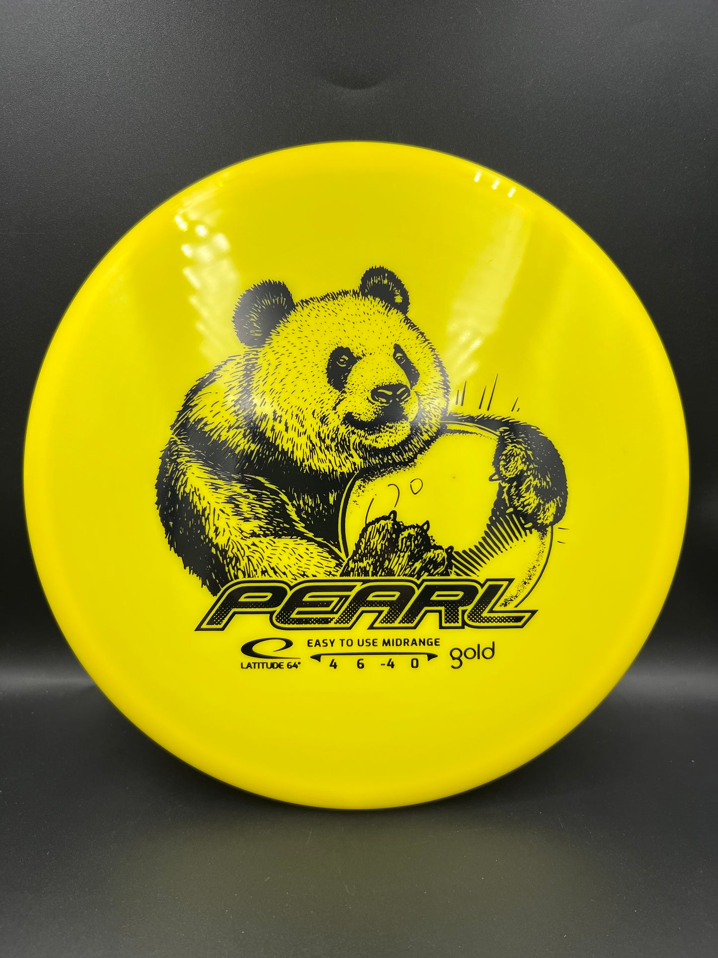 Lat64 Gold Pearl Yellow Black Stamp - 160g