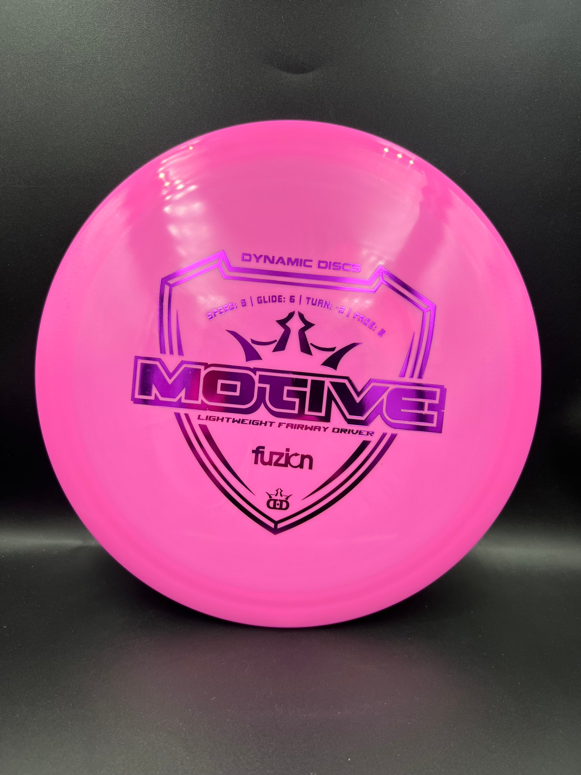 Dynamic Discs Fuzion Motive Pink Pink Stamp - 147g