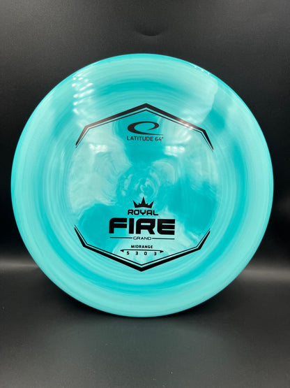 Royal Grand Fire Teal Black Stamp - 178g
