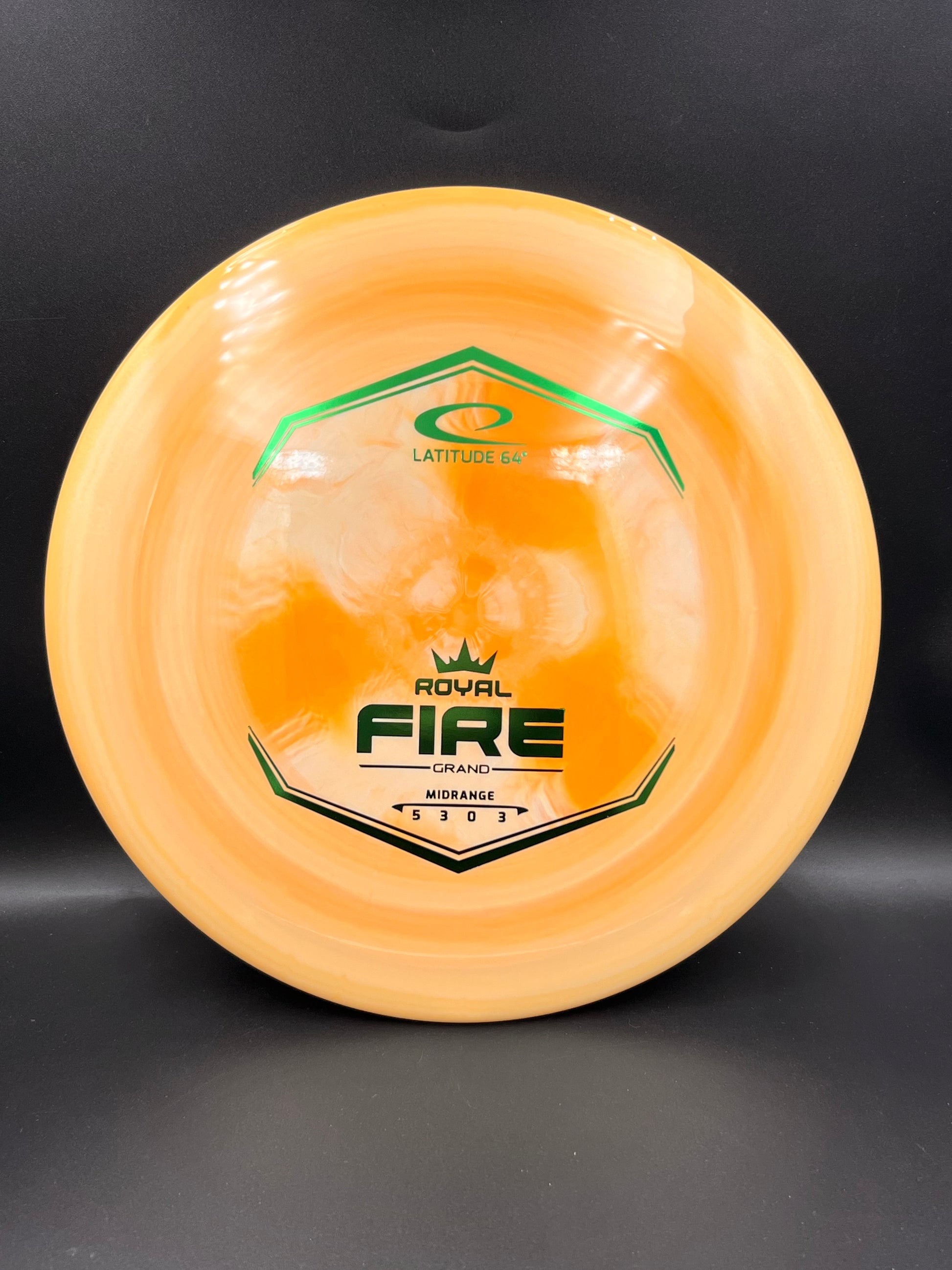 Royal Grand Fire Creamy Orange Green Stamp - 177g