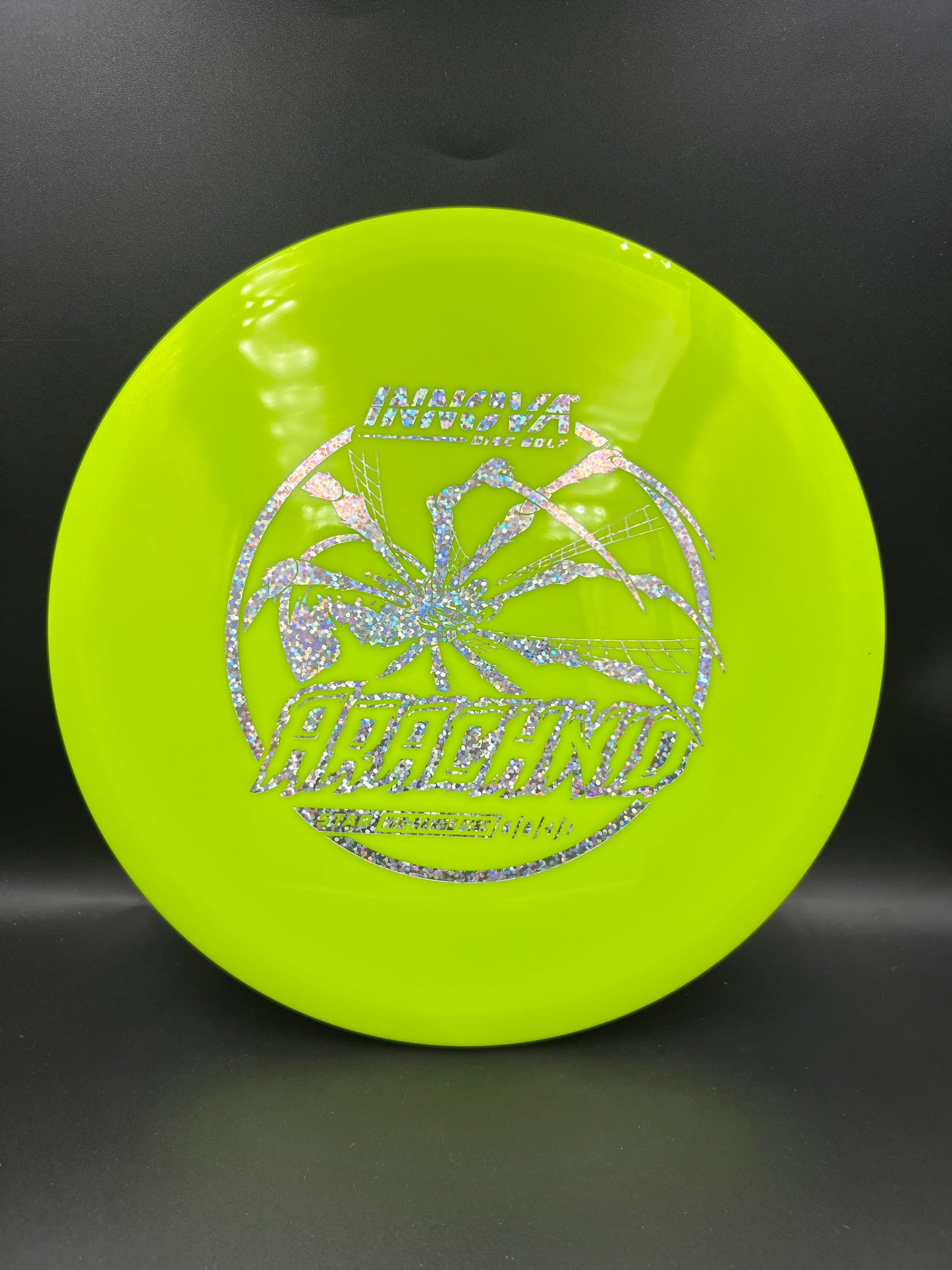 Innova Star Arachnid Yellow Green Silver Glitter Stamp - 180g