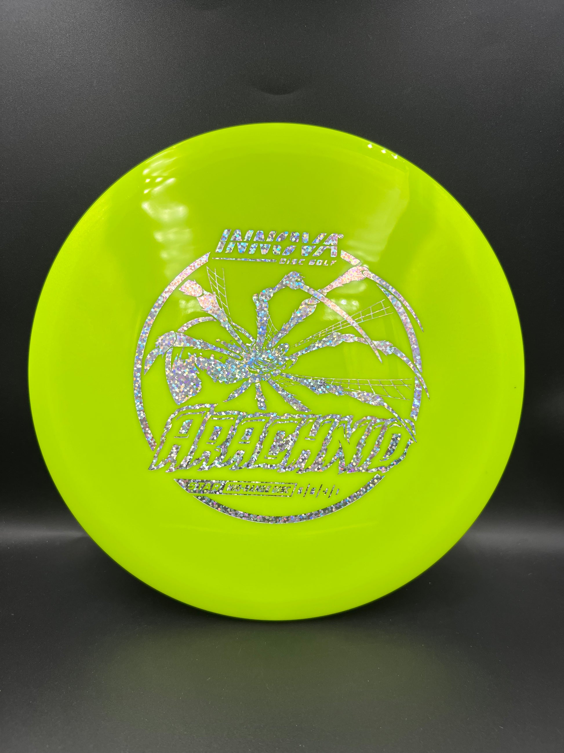Innova Star Arachnid Yellow Green Silver Glitter Stamp - 180g