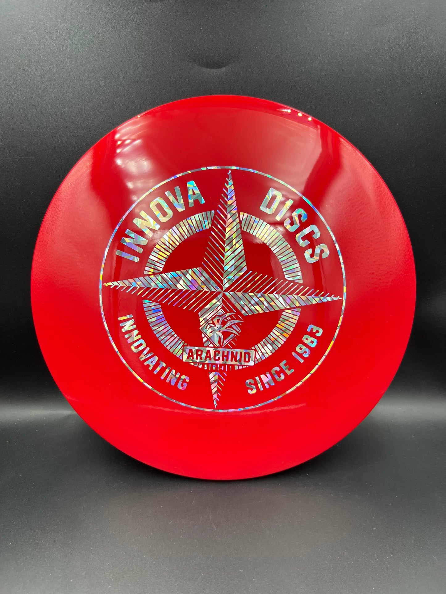 Innova Star Arachnid First Run Red Silver Shatter Stamp - 180g