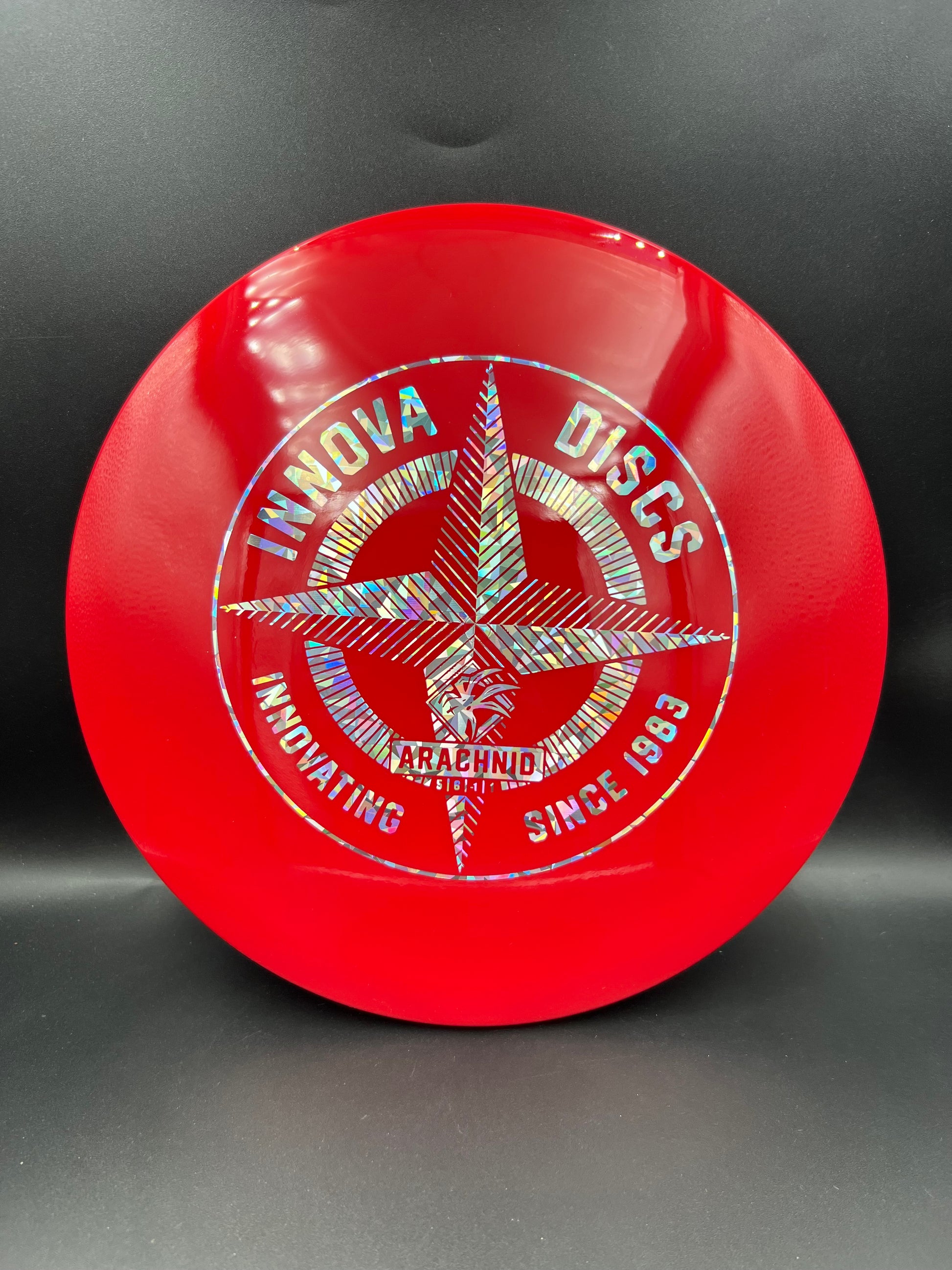 Innova Star Arachnid First Run Red Silver Shatter Stamp - 180g