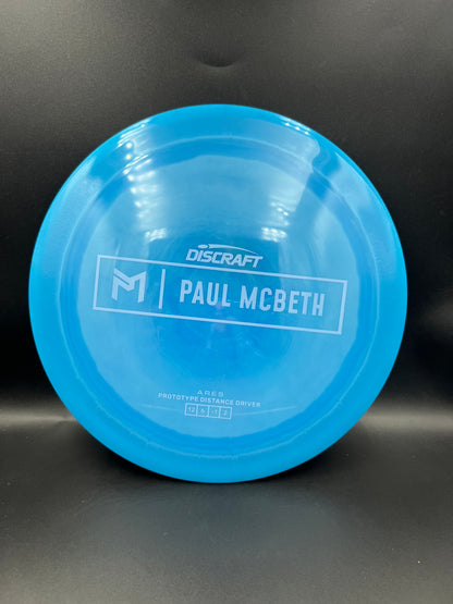Discraft Paul McBeth Prototype Ares Blue Light Blue Stamp - 174g