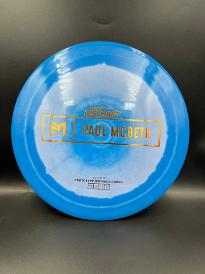 Discraft Paul McBeth Prototype Ares Blue Copper Stamp - 174g