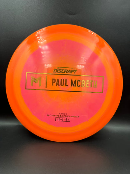 Discraft Paul McBeth Prototype Ares Orange Pink Orange Stamp - 174g