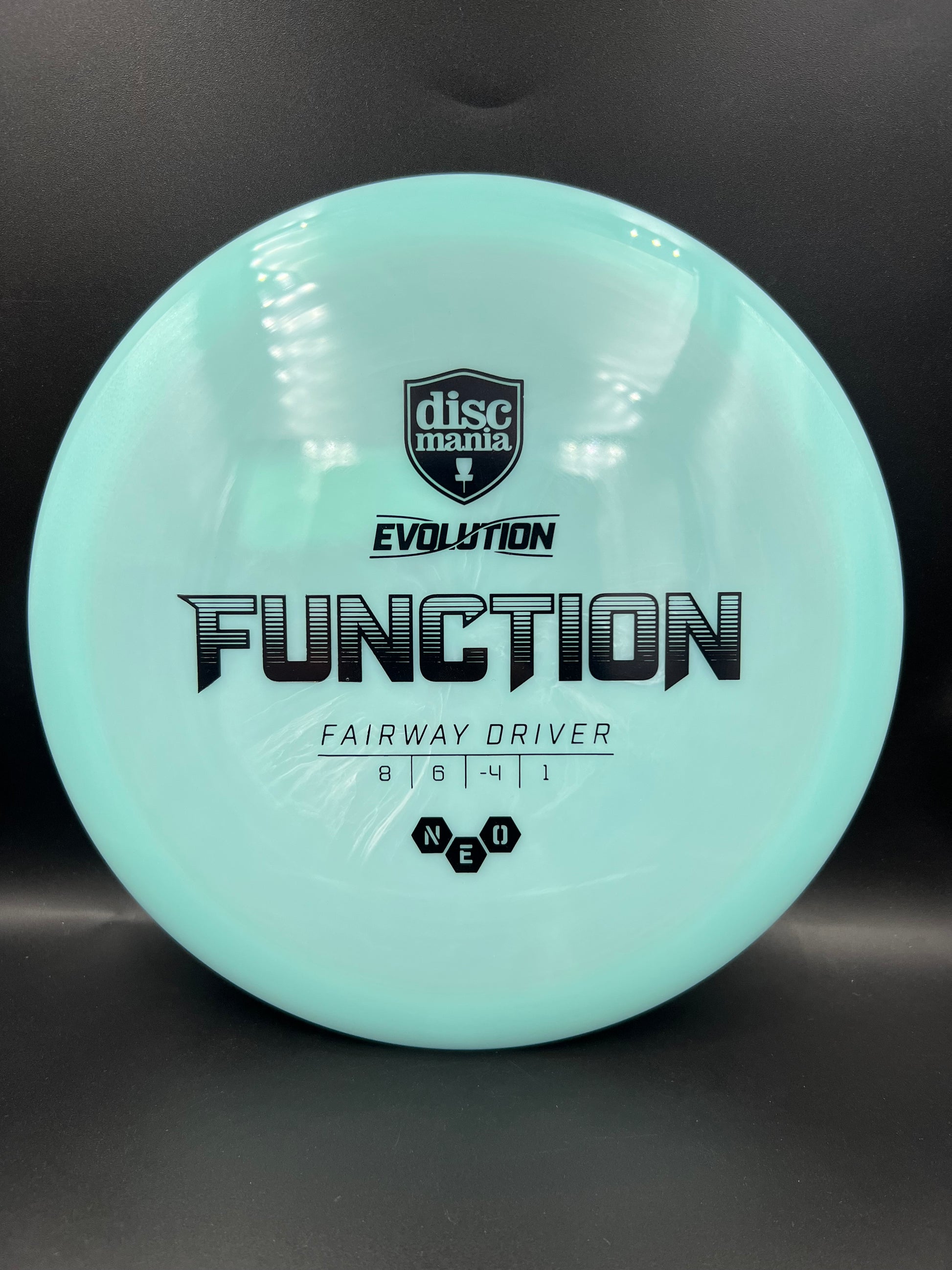 Discmania NEO Function Light Baby Blue Black Stamp - 174g