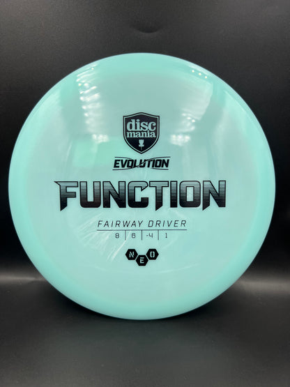 Discmania NEO Function Light Baby Blue Black Stamp - 174g