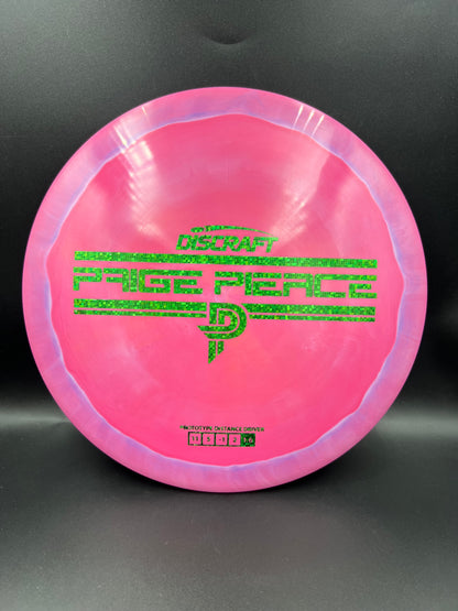 Paige Pierce Prototype Drive Pink Green Glitter Stamp - 173g-174g